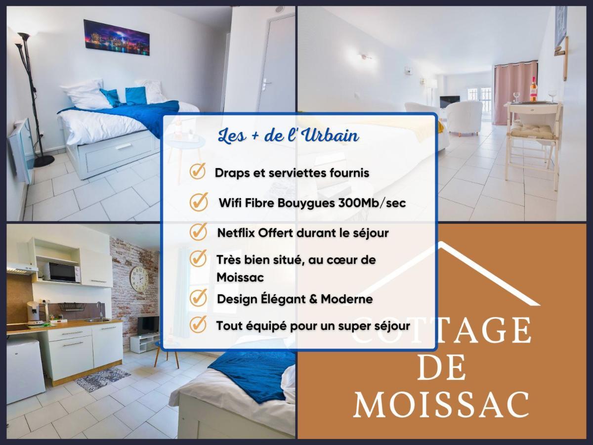 Studio style urbain Cottage de Moissac Extérieur photo